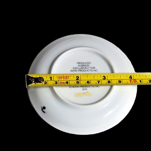 1979 Vintage Avon Fine Porcelain 4" Butterflies Plate - Picture 5 of 6